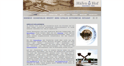 Desktop Screenshot of hafenundhof.de